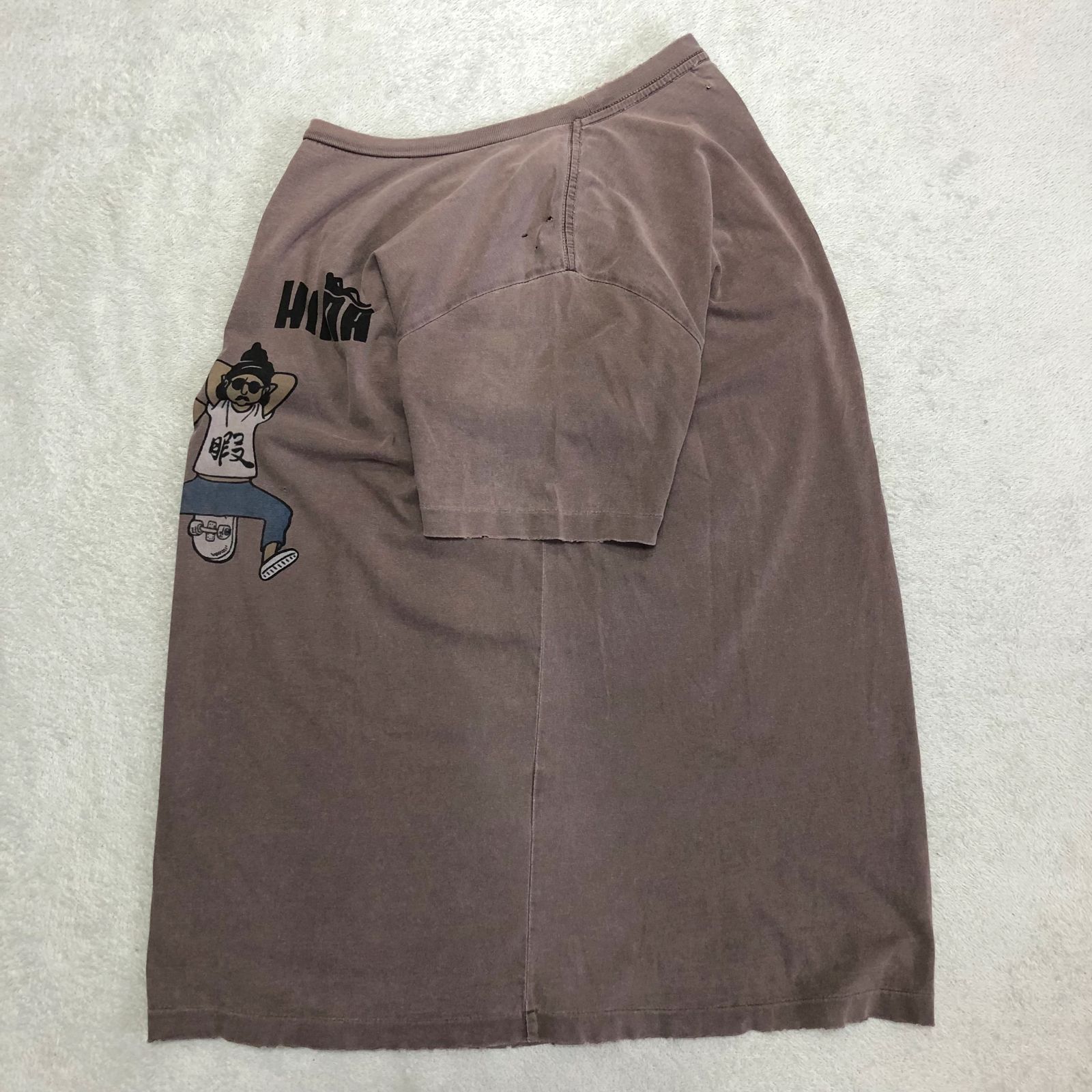 REMI RELIEF　半袖スウェット　ダメージ加工　フェード REMI RELIEF 半袖スウェット ダメージ加工 フェード REMI RELIEF