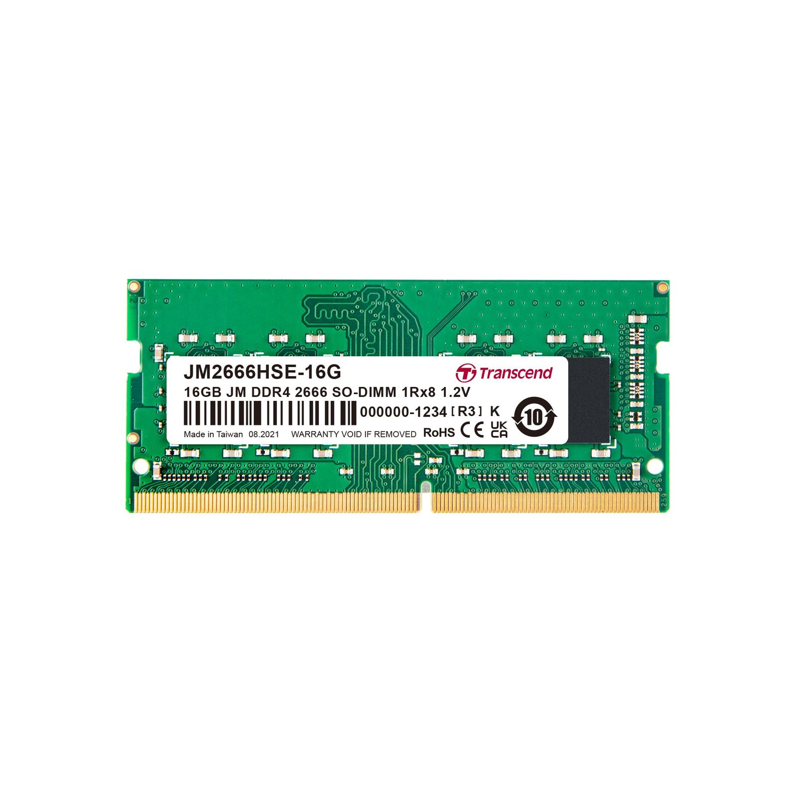 Transcend 16GB DDR4 2400 SO-DIMM ノート用メモリ PCパーツ Transcend 16GB DDR4 2400 SO-DIMM ノート用メモリ