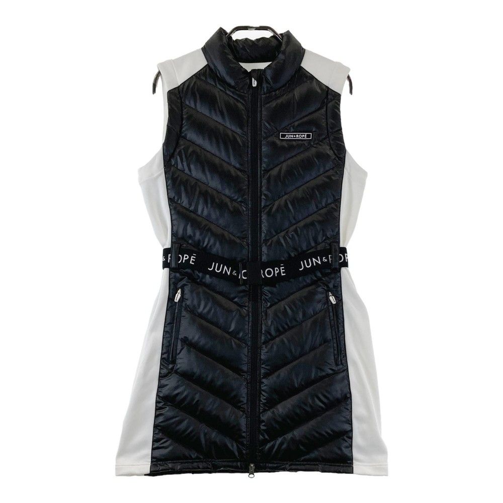 Jun&Rope 黒 ダウンベスト ゴルフウェア M Jun&Rope 黒 ダウンベスト ゴルフウェア M サイズ：M JUNu0026ROPE