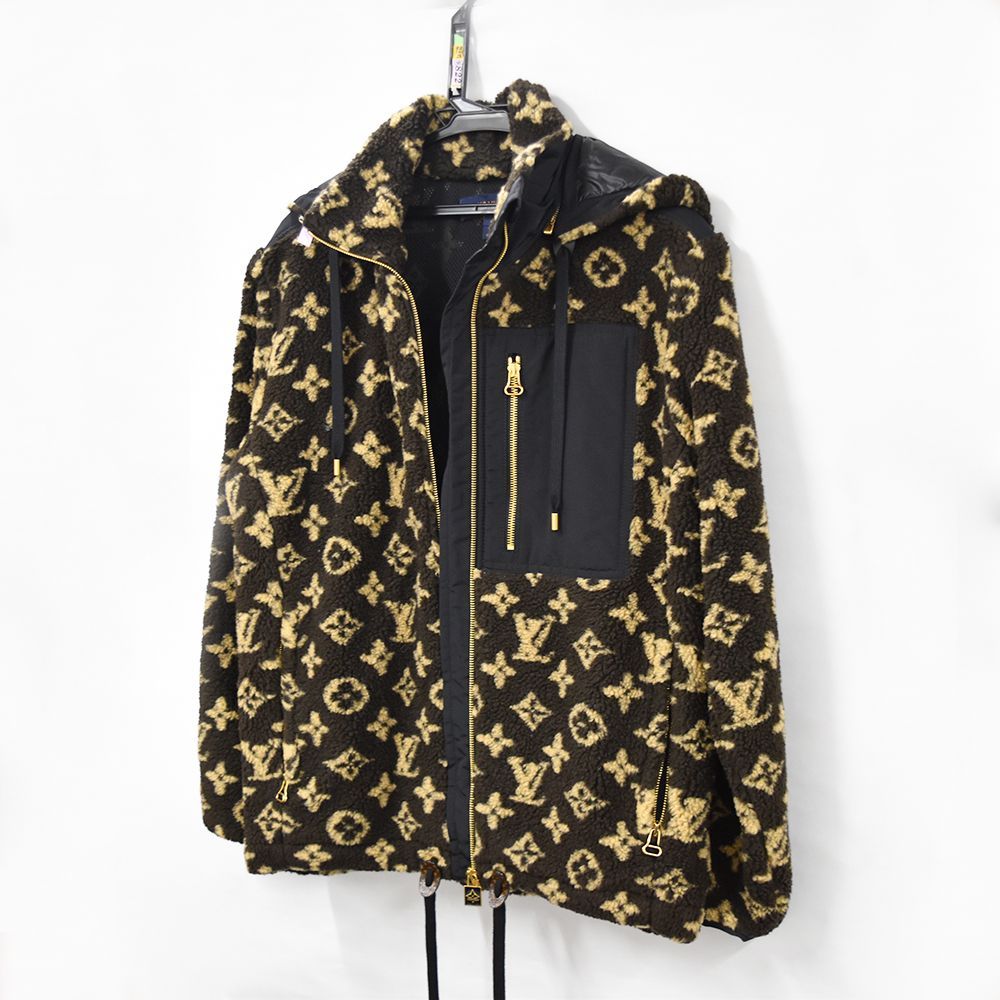 LOUIS VUITTON ルイヴィトン モノグラム フード ジップアップ LOUIS VUITTON ルイヴィトン モノグラム フード ジップアップ