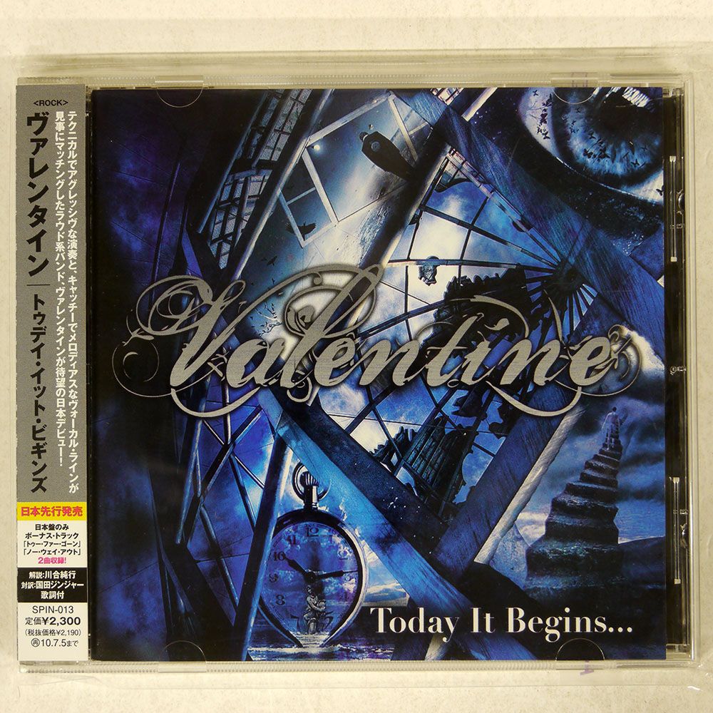 帯 国内盤 ヴァレンタイン/トゥデイ・イット・ビギンズ/SPINNING INC. SPIN013 CD □ - メルカリ