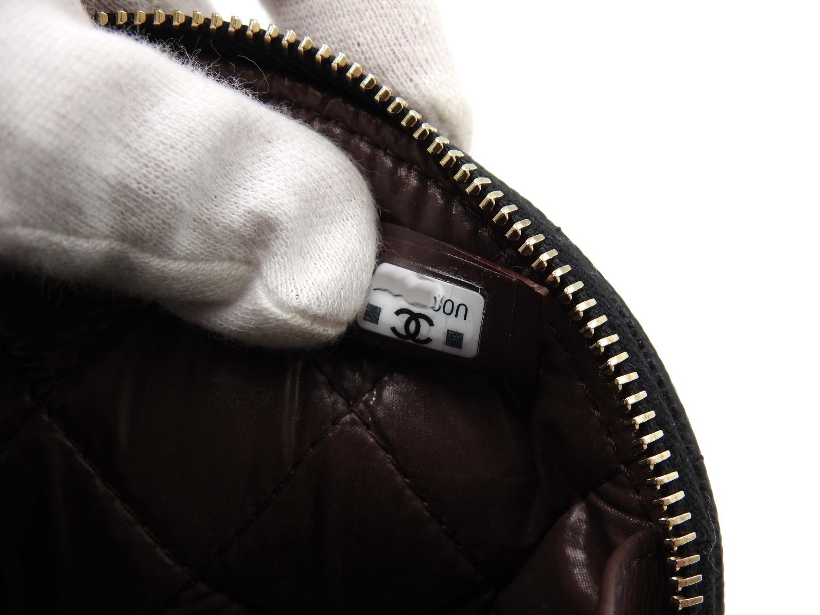 シャネル ココマーク マトラッセ ポーチ 小物入れ 化粧ポーチ キャビア  