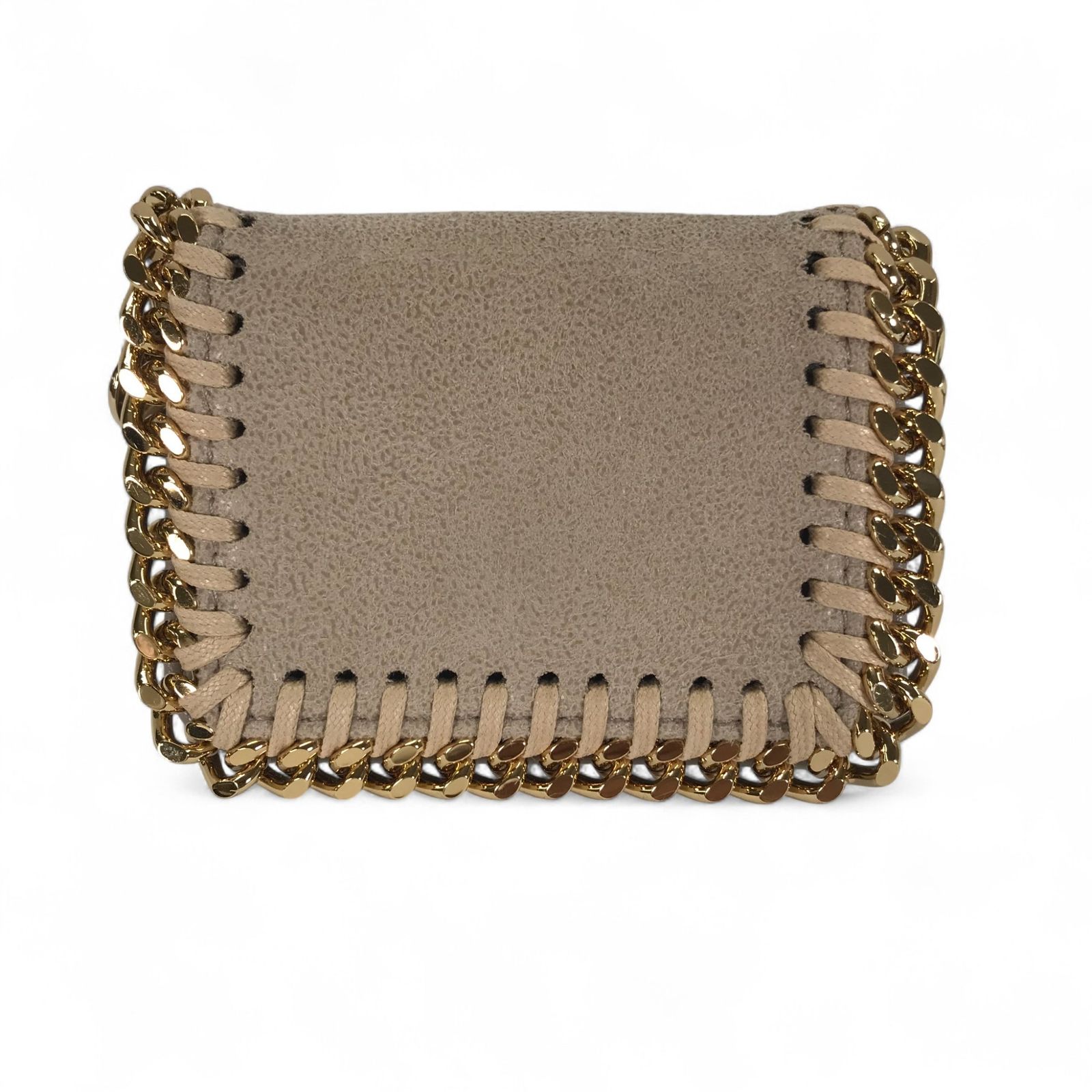 STELLA McCARTNEY ステラマッカートニー 三つ折り財布 ファラベラ ベージュ