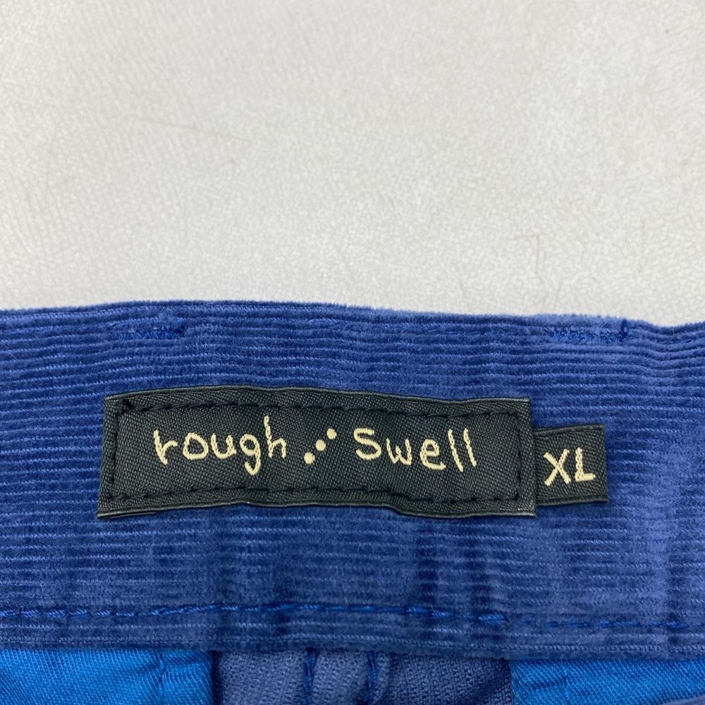 サイズ：XL ROUGH&amp;SWELL ラフアンドスウェル  コーデュロイ ハーフパンツ  ブルー系 [240101367426] ゴルフウェア メンズ ストスト サイズ：XL ROUGH&SWELL ラフアンドスウェル コーデュロイパンツ