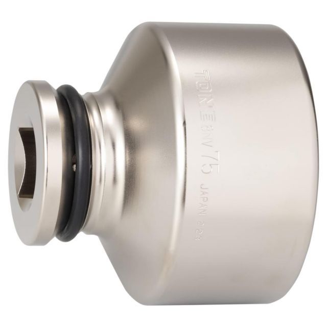 トネ TONE インパクト用ソケット 8NV-75 差込角25.4mm 1 二面幅75mm