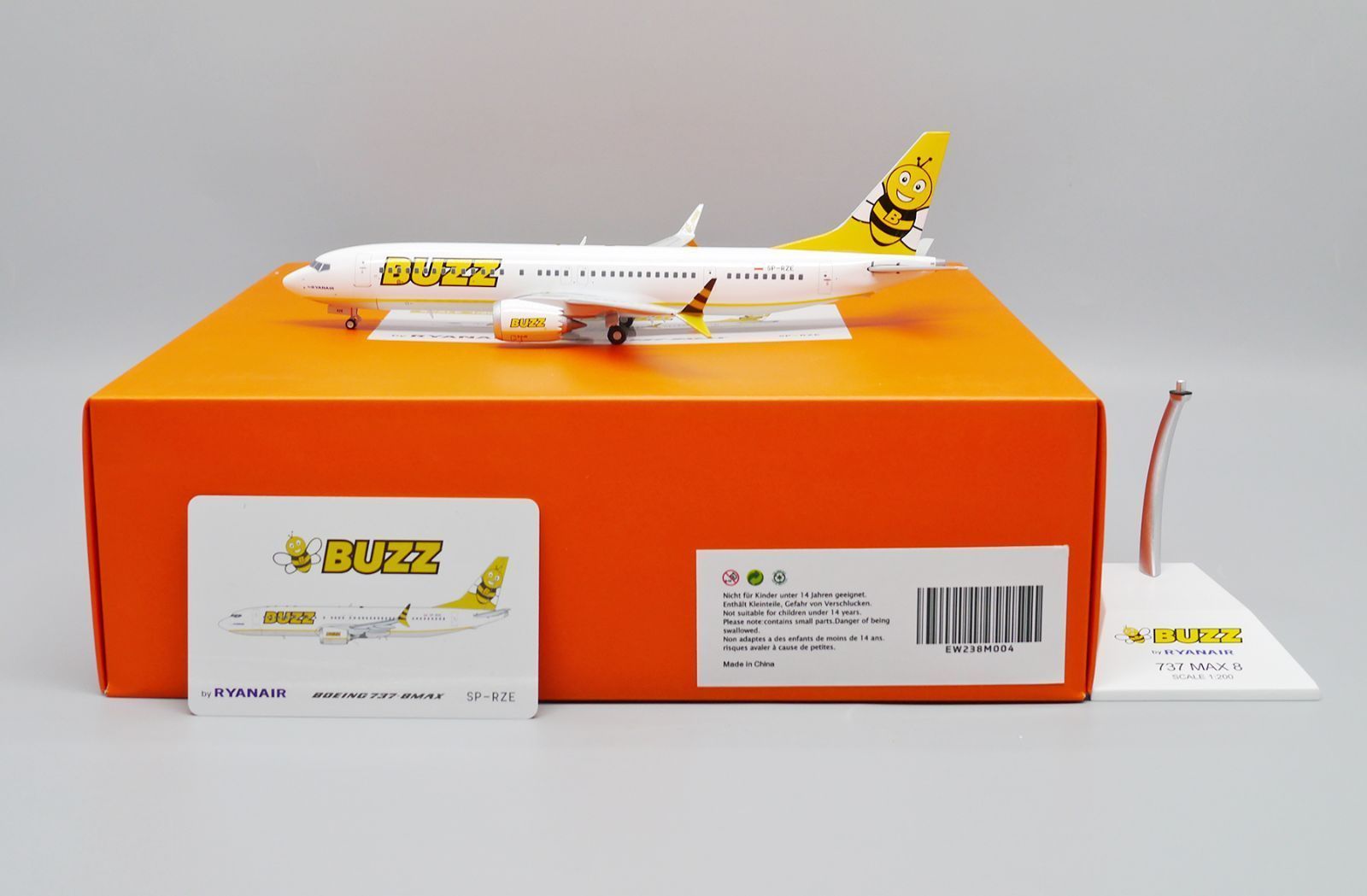 Jcwings Buzz 737MAX8 SP-RZB 1|200 EW238M004