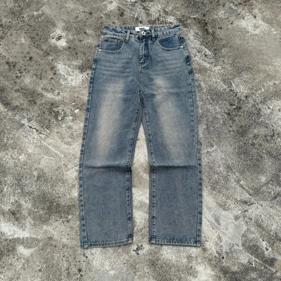 【関税込み】MM6 Maison Margiela ネイビー 4ポケット ジーンズ MM6 Maison Margiela デニムジャケット | ブルー | FARFETCH JP