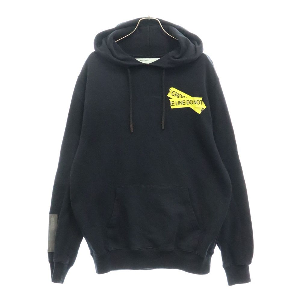 Off-White パーカー Sサイズ fire tape ファイヤーテープ Off-White パーカー Sサイズ fire tape ファイヤーテープ