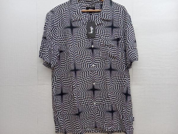 けん STUSSY PSYCHEDELIC CHECKER SHIRT 111984 半袖シャツ