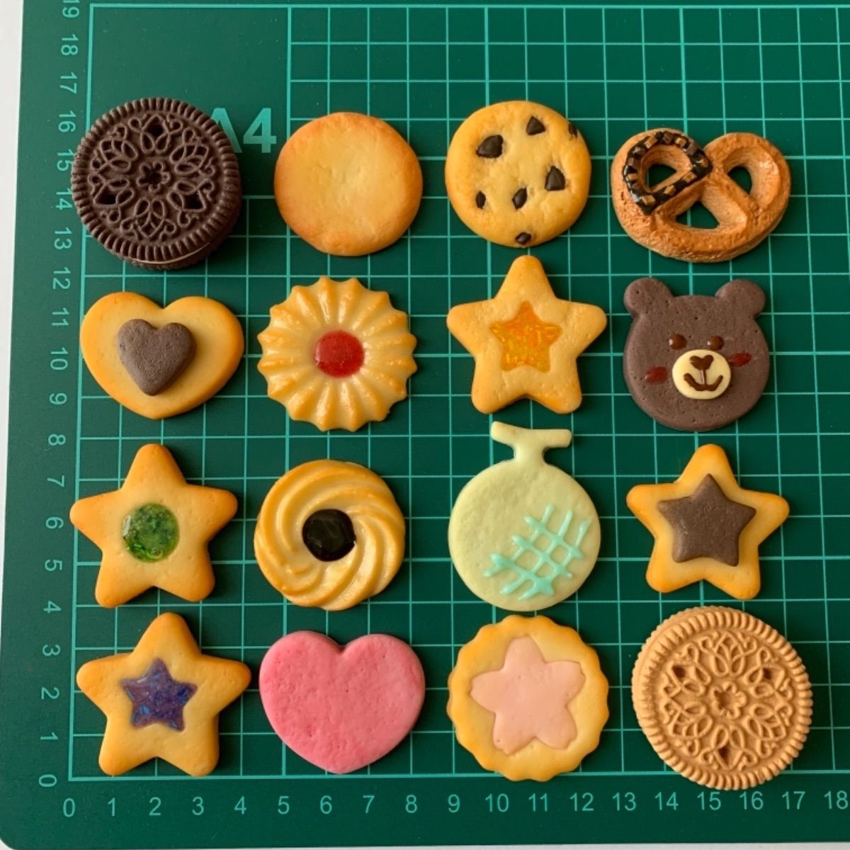フェイクスイーツ♪クッキー12枚セット♪おままごと♫ こわい 売買され 
