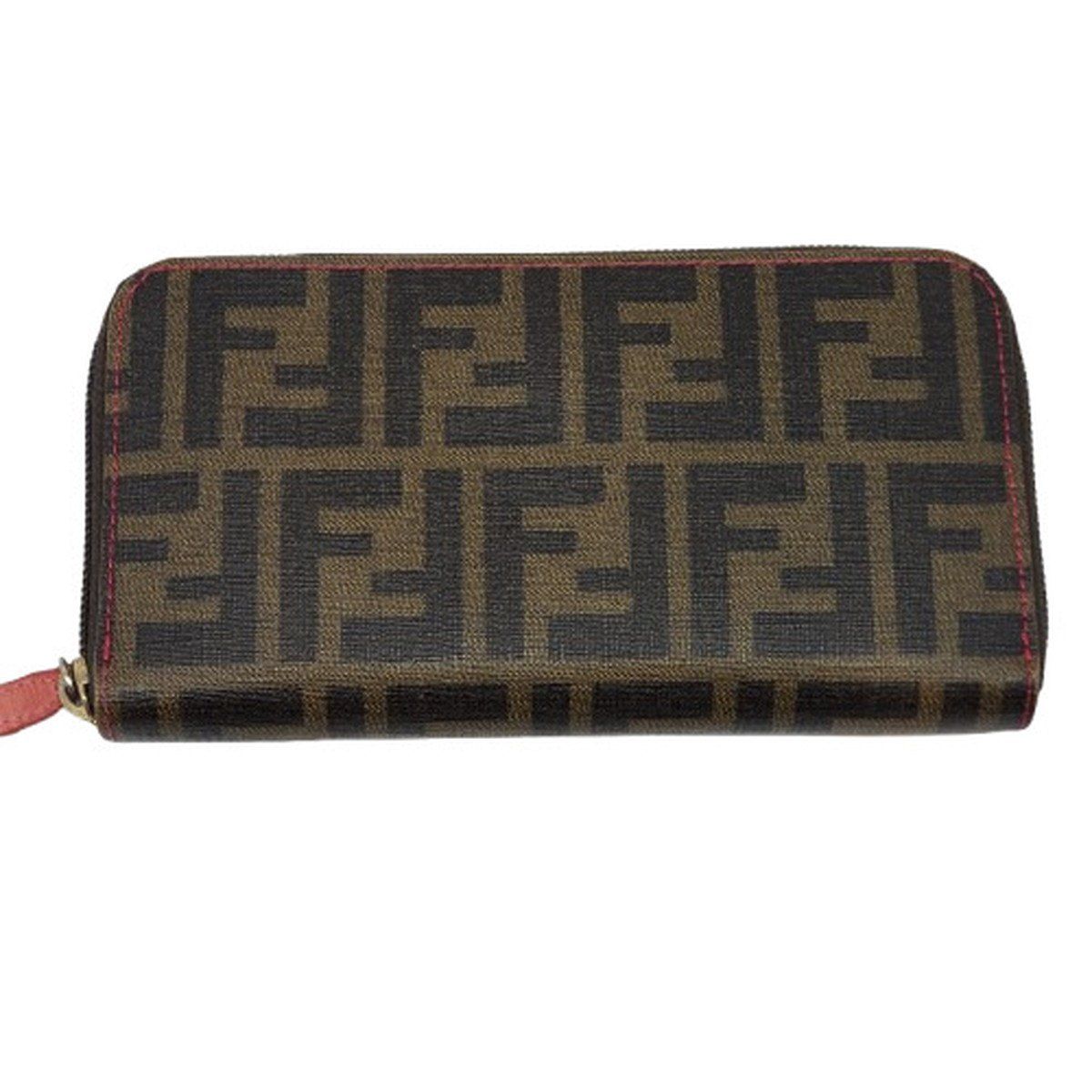 新品未使用　正規品FENDI フェンディ　ズッカ柄　ロングウォレット長財布　茶 FENDI ズッカ柄 長財布 フェンディ ロングウォレット fendi - ズッカ柄