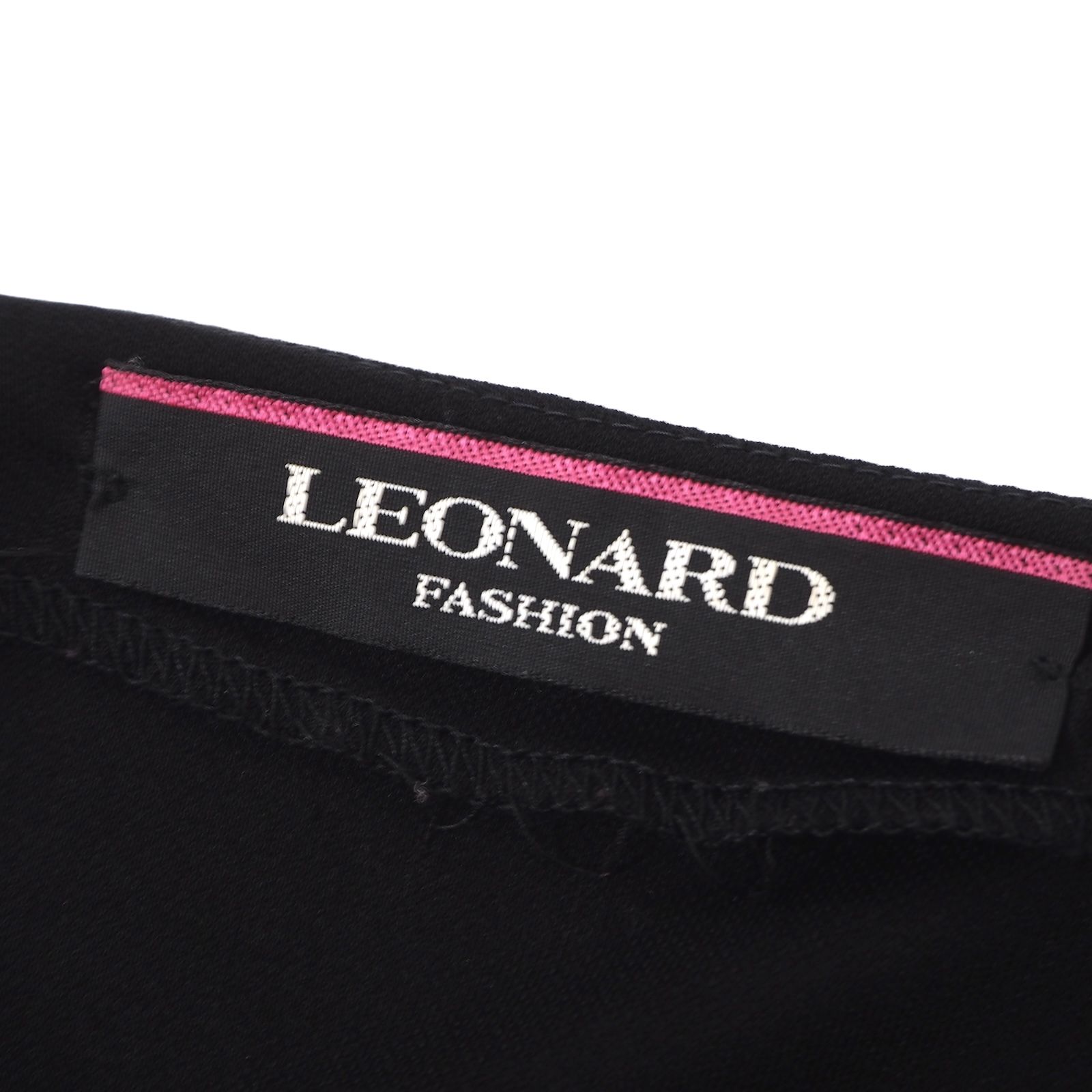 ☆良品 レオナール LEONARD ストレッチ カンカン素材 花柄