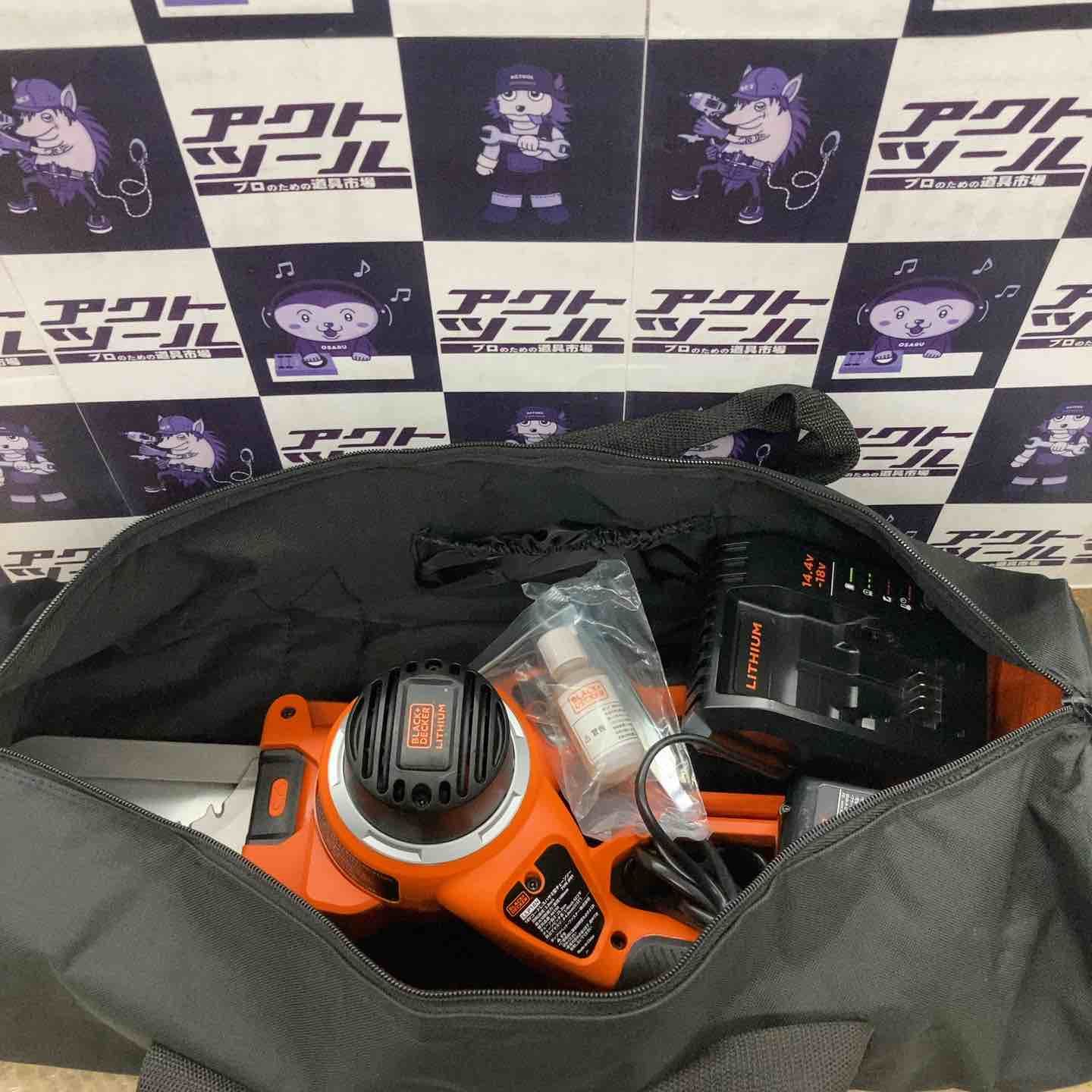 BLACK DECKER コードレスハサミ型チェーンソー LLP18N 所沢店