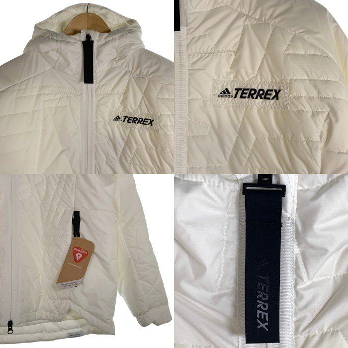  アディダス Terrex Myshelter Primaloft Hooded Jacket Pants プリマロフト ジャケット パンツ セット ホワイト GQ3697 Size 2XO adidas アディダス Terrex Myshelter Primaloft Hooded Jacket Pants