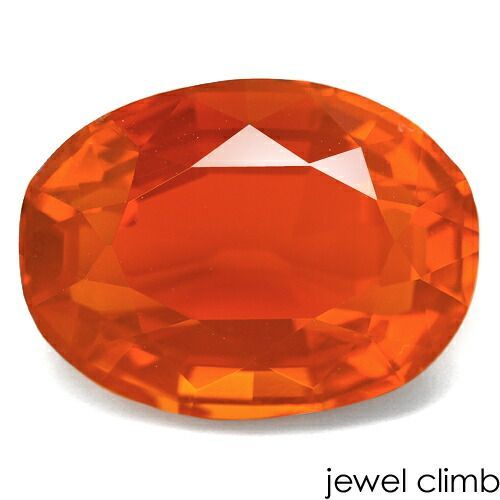 鑑別書付 情熱の色彩が魅力の大粒結晶 ファイアオパール 宝石 ルース ７．９４ＣＴ