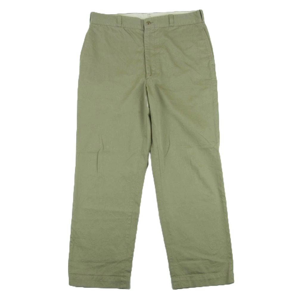 ミリタリー MILITARY U.S.ARMY トラウザーズ チノ パンツ ベージュ系 36 × 31【中古】 50s  M-52 WOOL TROUSERS MILITARY ヴィンテージ ビンテージ