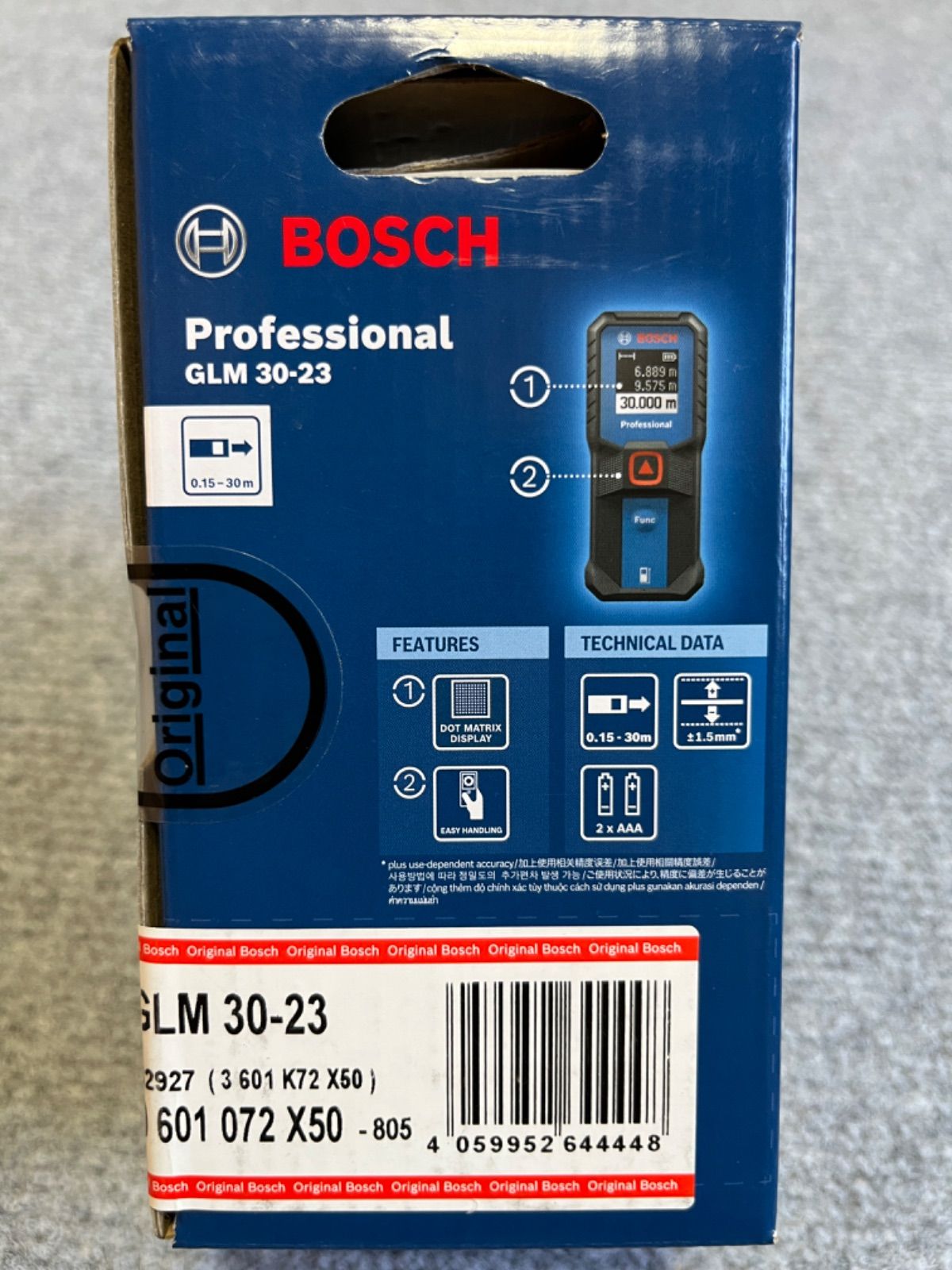 ボッシュ BOSCH レーザー距離計 GLM30-23 Professional プロ仕様 高精度 様々な測定機能搭載