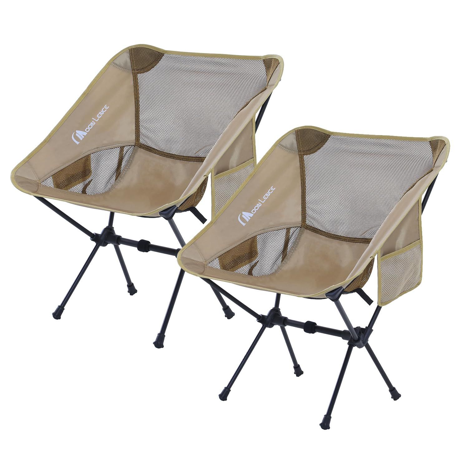 Moon Lence アウトドアチェア キャンプ椅子 折りたたみ コンパクト 超軽量907g イス 収納バッグ付き ハイキング お釣り 登山 耐荷重150kg