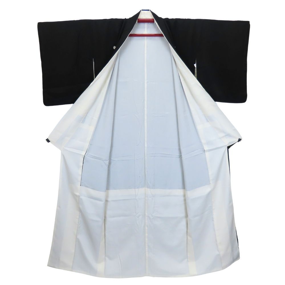 中古】 留袖 正絹(金銀糸除く) ブラック 結婚式 礼装 和装 呉服 和服