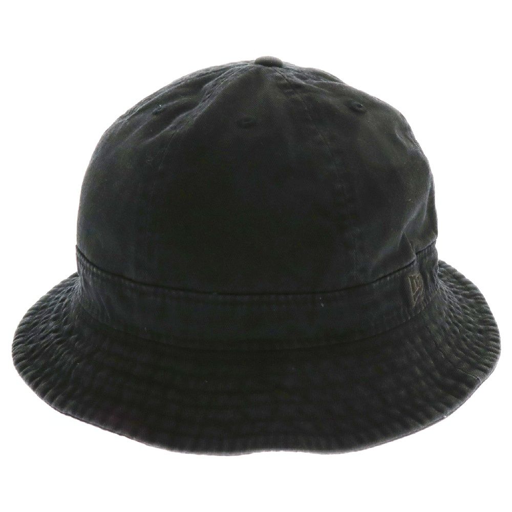 NEW ERA (ニューエラ) ロゴ刺繍 バケットハット 帽子 ブラック