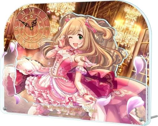 置き時計 掛け時計 佐藤心 オーダーメイド はぁと Ver. BIGアクリル置時計 アイドルマスター シンデレラガールズ