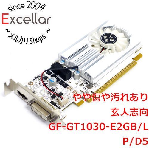 bn:18] 玄人志向グラボ GF-GT1030-E2GB/LP/D5 PCIExp 2GB - 家電・PC