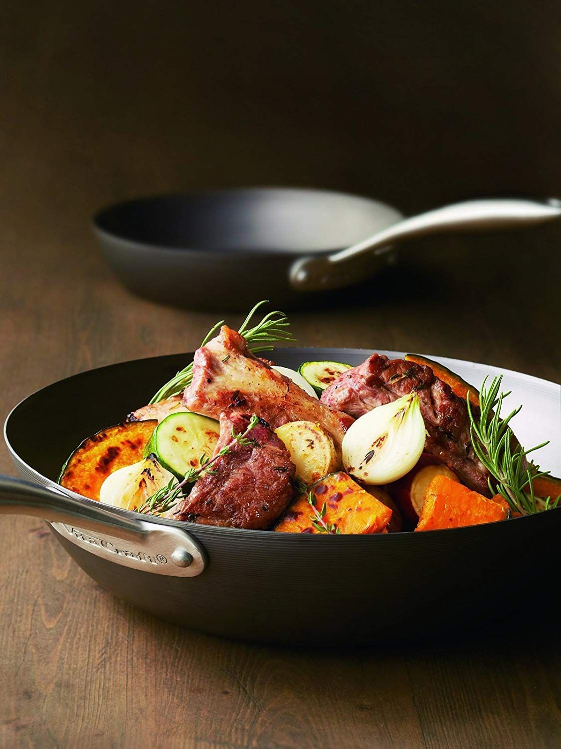 商品 ビタクラフト スーパー 鉄 炒め鍋 ウォックパン 33cm ブラック