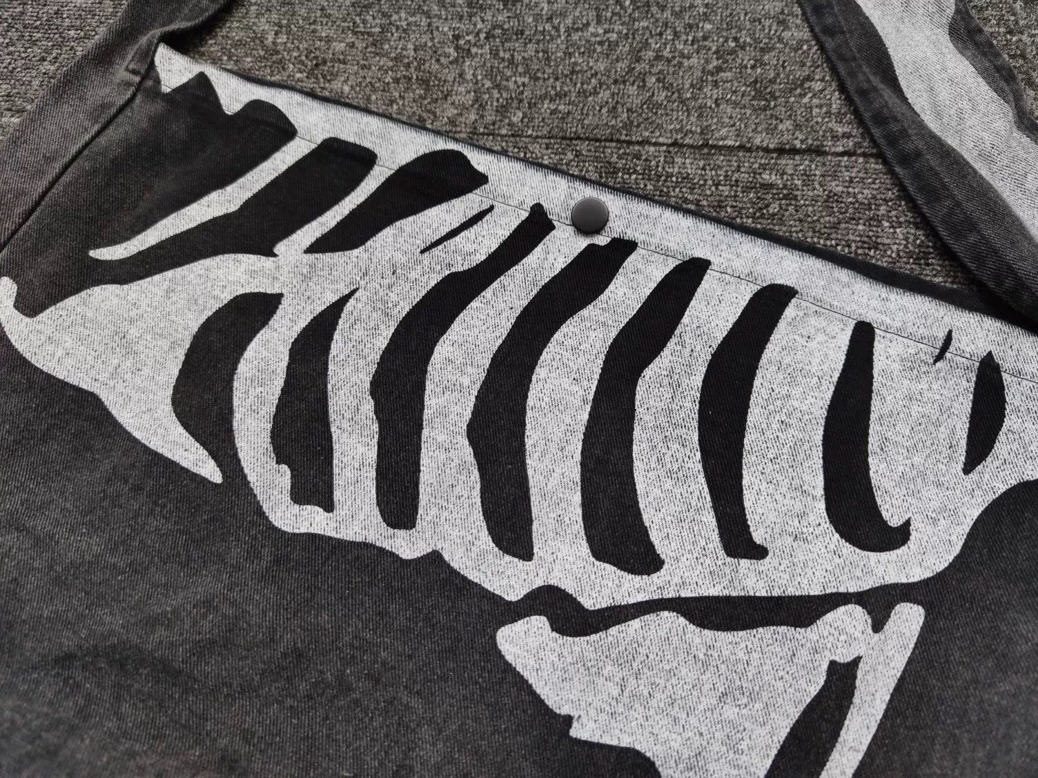 美品 KAPITAL21AW skeleton printed ショルダーバッグ 極美品KAPITAL21AW skeleton printed ショルダーバッグ