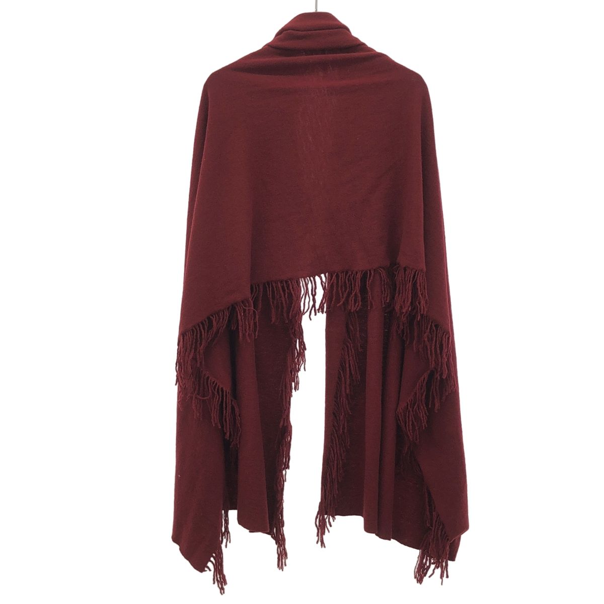 Ground Y グラウンド ワイ 23 AW ウールフリンジストール GJ-L 02-151 レッド