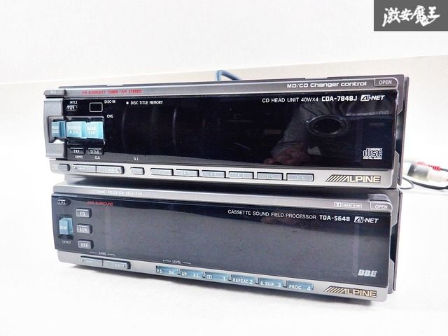 名機】ALPINE アルパイン TDA-5648 イコライザー カーステレオ