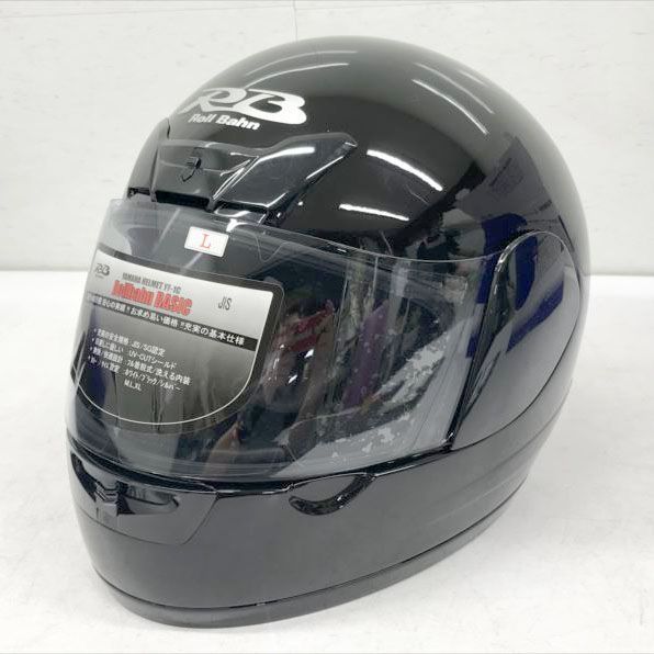 D6020◆ B品 バイク ヘルメット フルフェイス ヤマハ発動機 Yamaha YF-1C RollBahn ブラック Lサイズ