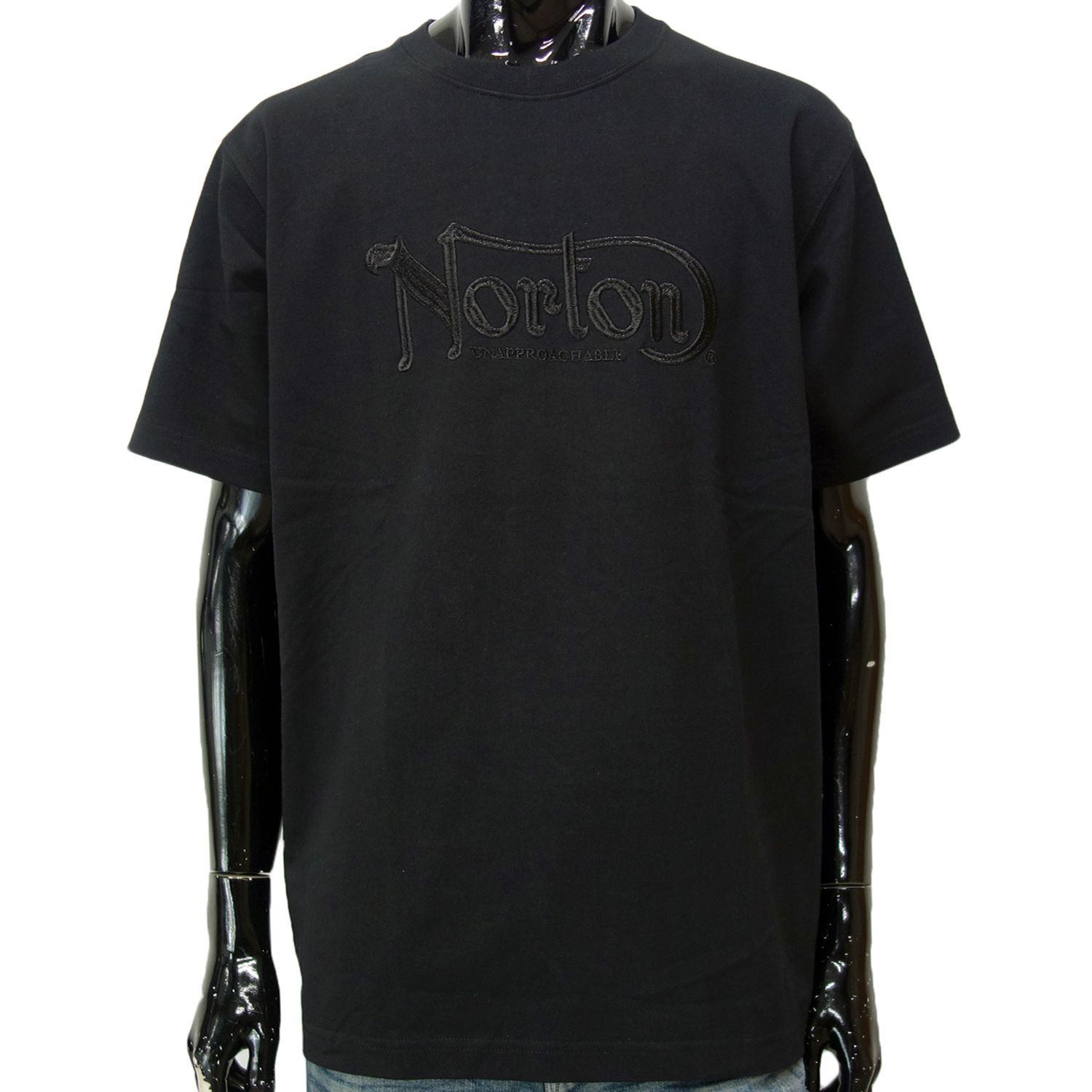 いしやん Norton 黒 4L 252N1003 Tシャツ 服 JF Norton] MAX ジャガード Vネック Tシャツ | PEET ONLINE STORE