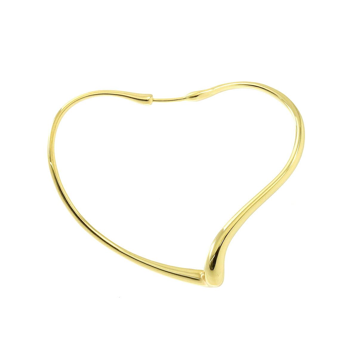 ティファニー TIFFANY&Co. オープンハート ピアス K18 YG