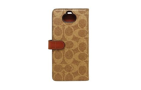 特価セール！Xperia 8 COACH（R）ブックタイプケース／ Brown - メルカリ