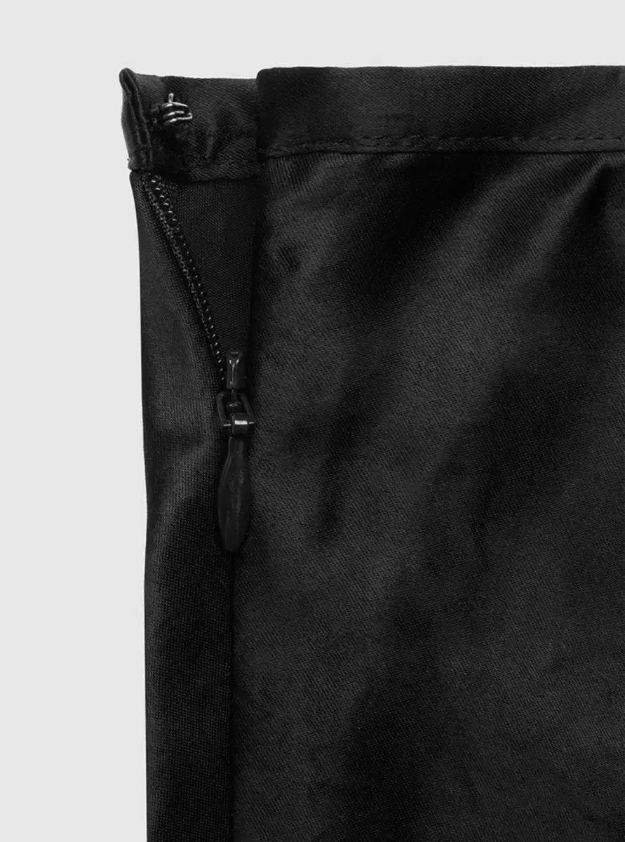 Urbanic 30 Sofia ソフィア サテン スカート ー 黒 S GULLKHAN_COM