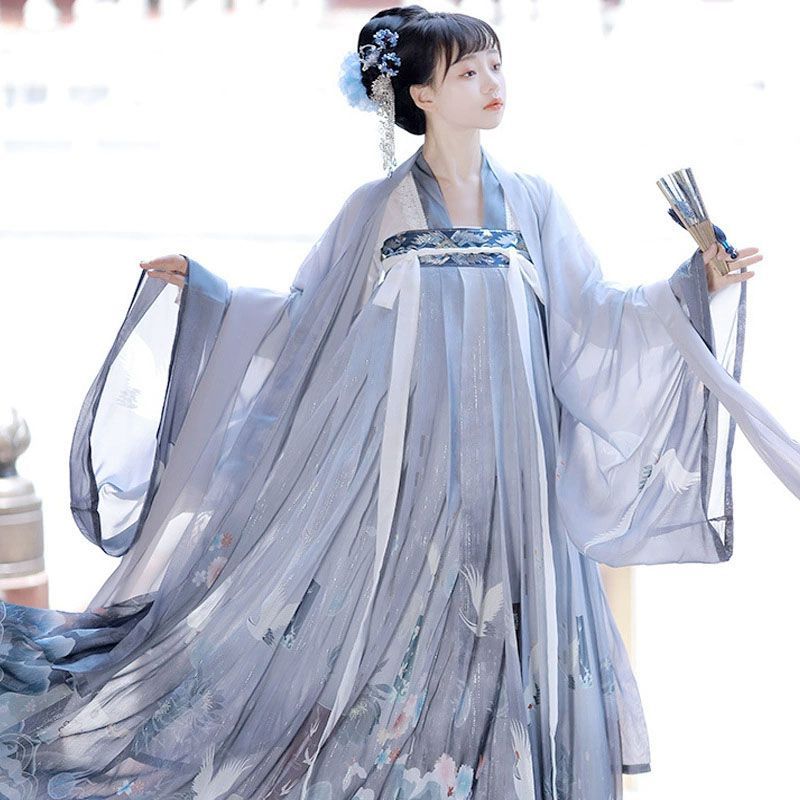 中華風チャイナドレス レディース唐装漢服鶴プリント華流ステージコスプレ衣装 中国風コスチューム 羽織あり3点セット イベント 学園祭パーティーダンス衣装 チャイナドレス 写真撮影ドレス ステージ衣裳 COSPLAY 演出服 ハロウィン衣装SMLXL - メルカリ