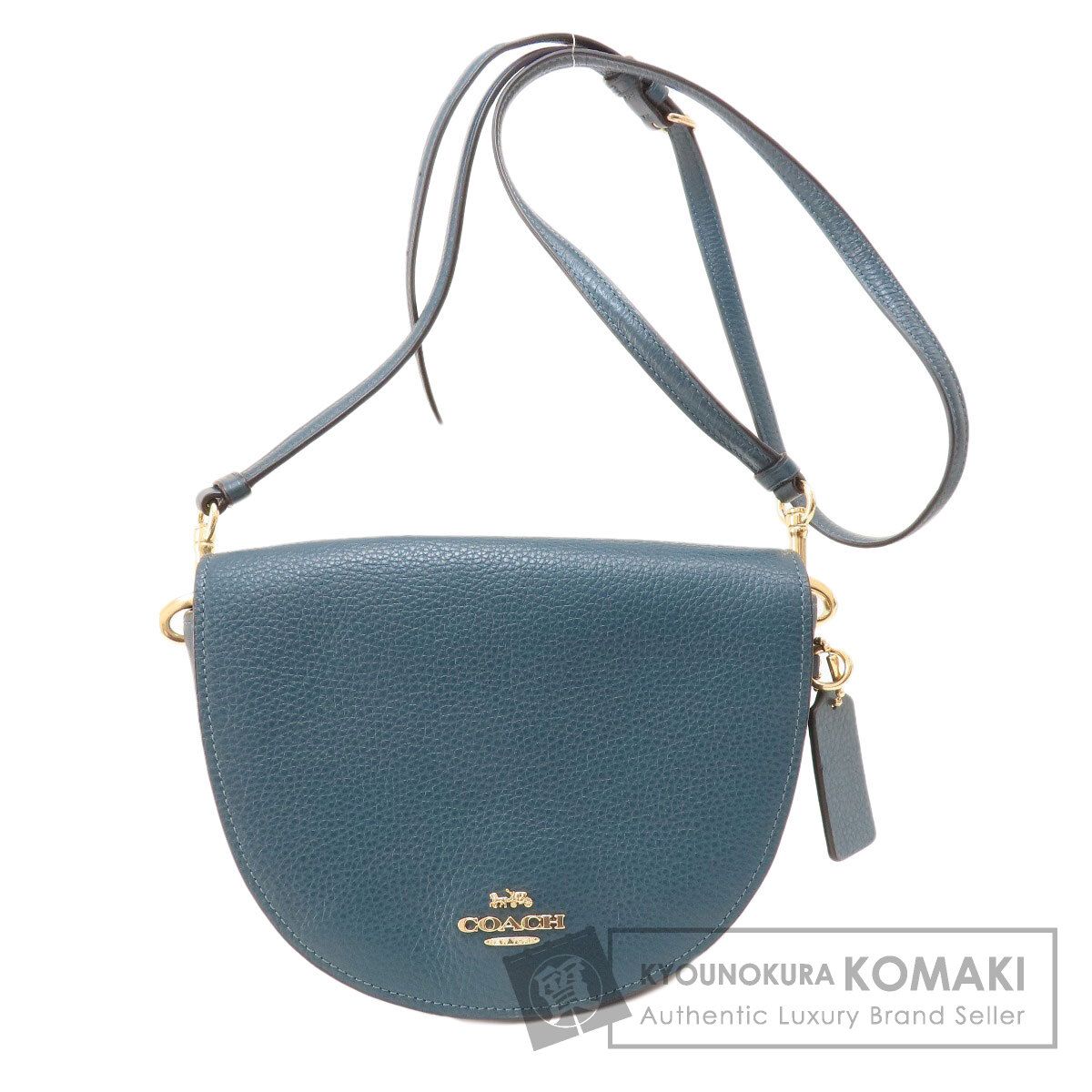 COACH コーチ C1432 ロゴ ショルダーバッグ レザー レディース