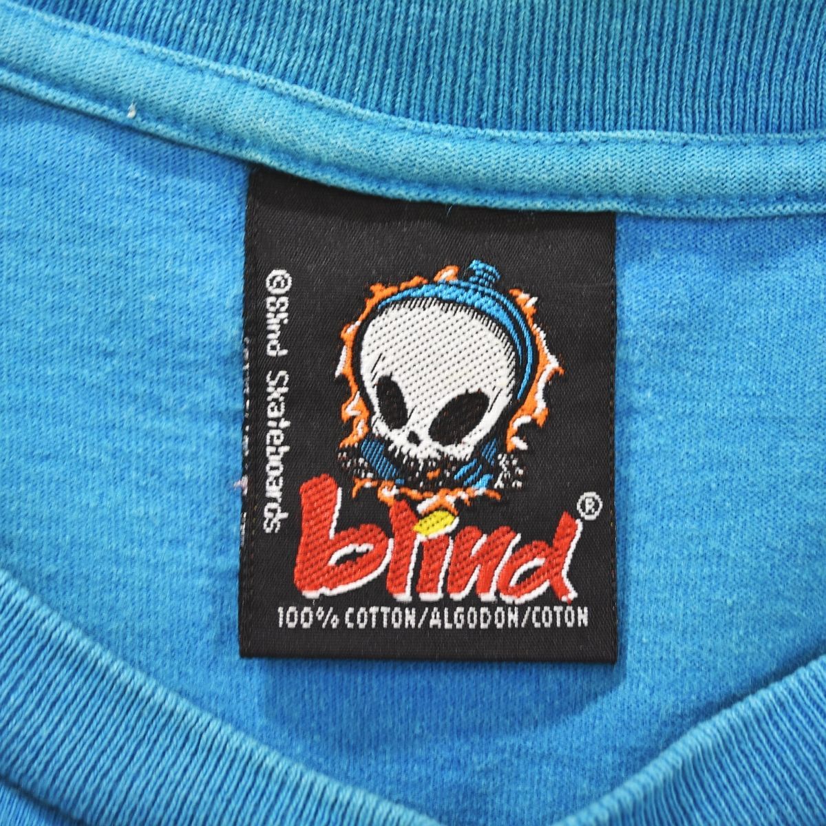 90s BLIND SKATEBOARDS Logo S/S Tee 赤 XL ブラインド スケート