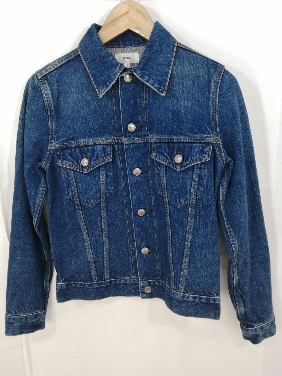 【美品】HYKE デニムジャケット HYKE ハイク デニムジャケット - メルカリ