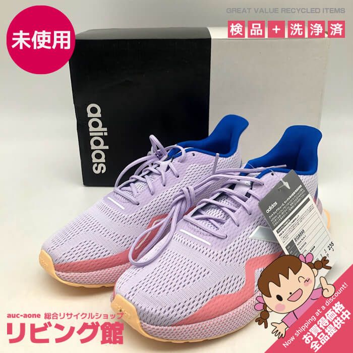 ss5927　【未使用品】　アディダス　ランニングシューズ　23.5cm　薄紫　元箱入り　adidas　NOVA RUN X　EG8595　ノバ ラン　 レディース　スニーカー　トレーニング　シューズ　靴　軽量　女性用