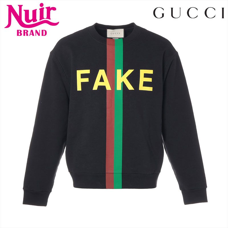 GUCCI グッチ スウェット XS Fake Not Print 20AW コットン