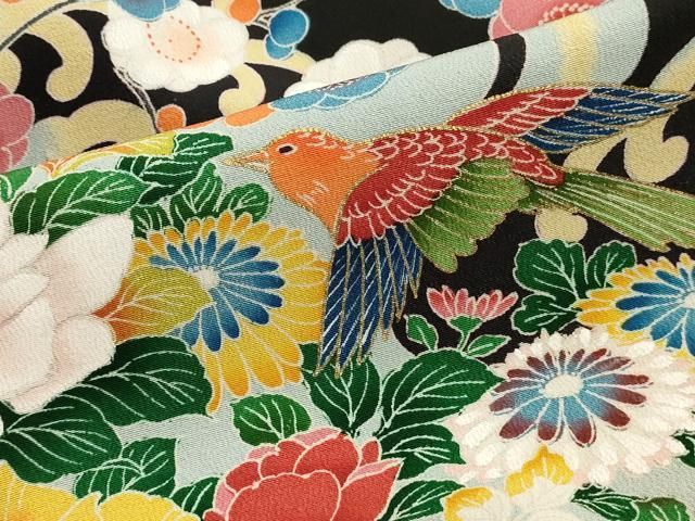 平和屋着物○豪華色留袖 作家物 水辺人物風景 暈し染め 金彩