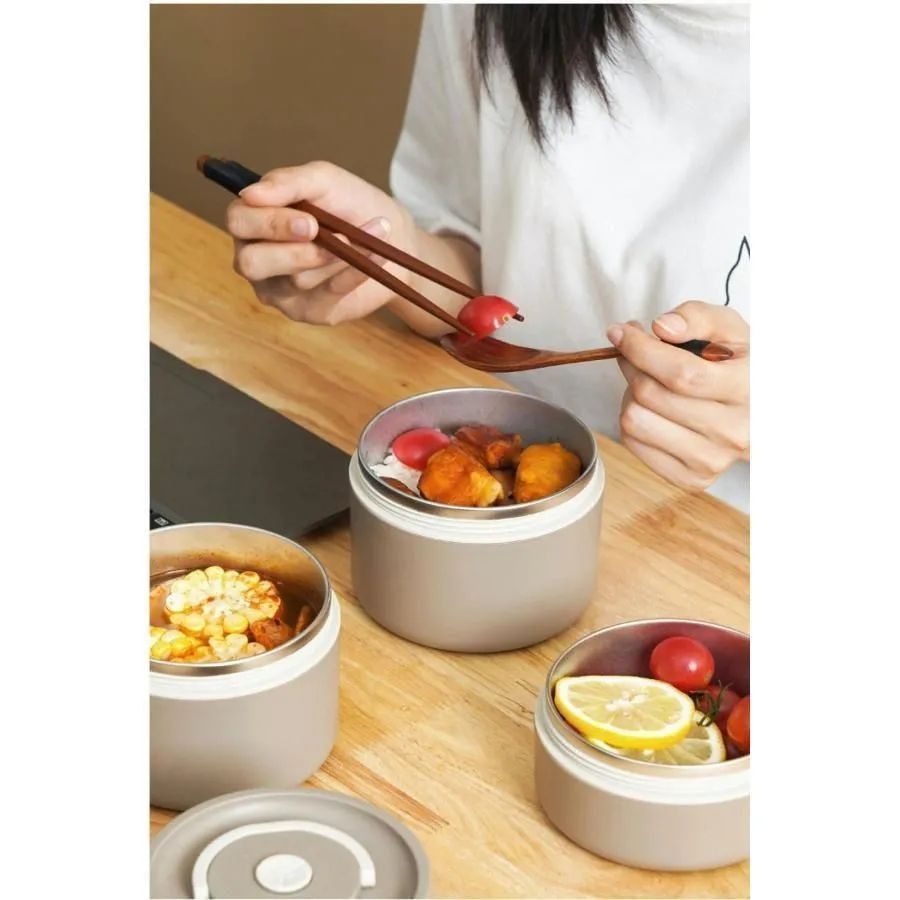 新品未開封　サーモス　スープジャーランチセット×2 THERMOS 保温弁当箱 サーモス 弁当箱 真空断熱スープランチ