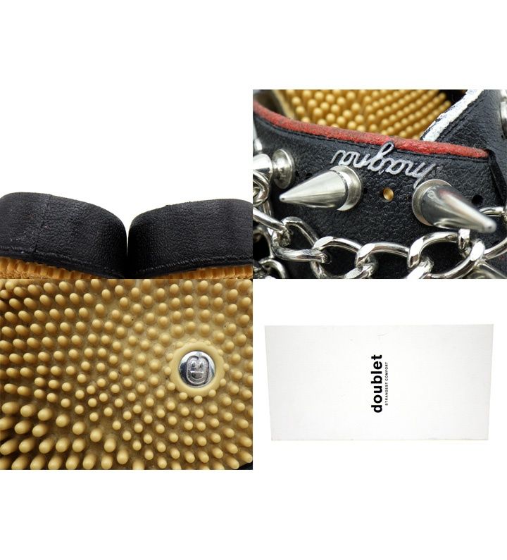 ダブレット doublet 24AW 【 24AW79FT64 PUNK MASSAGE SANDAL  