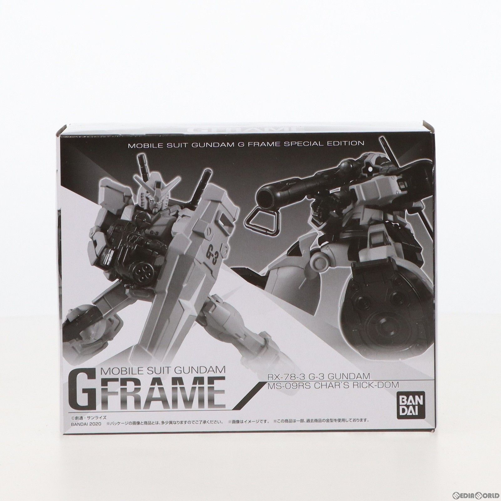 BANDAI - (食玩) プレミアムバンダイ限定 機動戦士ガンダム Gフレーム G-3ガンダム&amp;シャア専用リック・ドム 可動フィギュア バンダイ 機動戦士ガンダム Gフレーム G-3ガンダム＆シャア専用リック