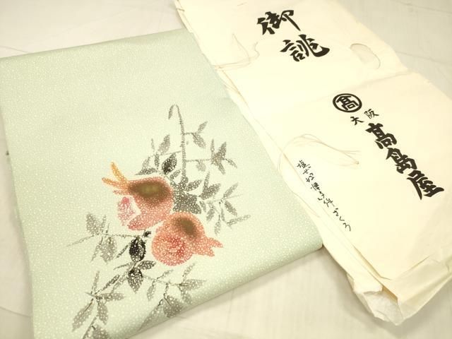 ベストストア日本一受賞店！■平和屋着物■極上　絹科布　伝統工芸士 木村竜之　網花織　手織紬　八寸名古屋帯　証紙付　逸品　未使用w1321 ベストストア日本一受賞店！□平和屋着物□夏物 訪問着 絽 刺繍