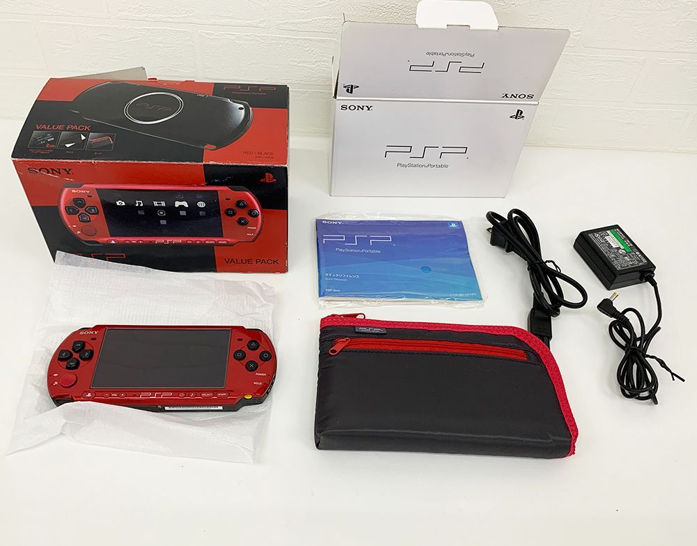 ほぼ未使用品 PSP 3000 本体 レッドブラック 赤黒 動作良好品 2025年最新】PSP 3000 赤 黒の人気アイテム - メルカリ