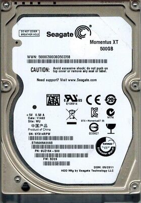 Seagate ST95005620AS P/N: 9UZ154-500 F/W: SD26 500GB WU