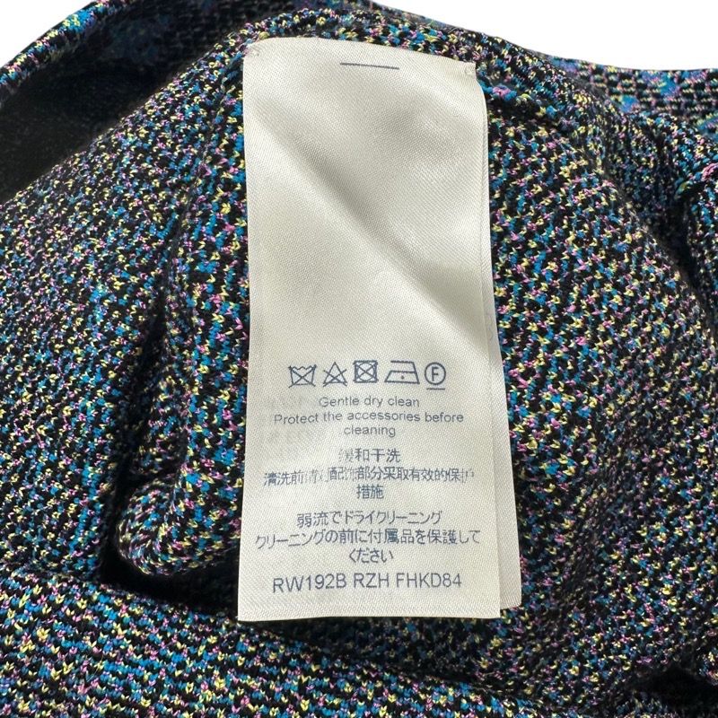 【美品】ルイヴィトン　シルクワンピース　ブルー　モノグラム　ノースリーブ LOUIS VUITTON - ルイヴィトン LOUIS VUITTON モノグラム
