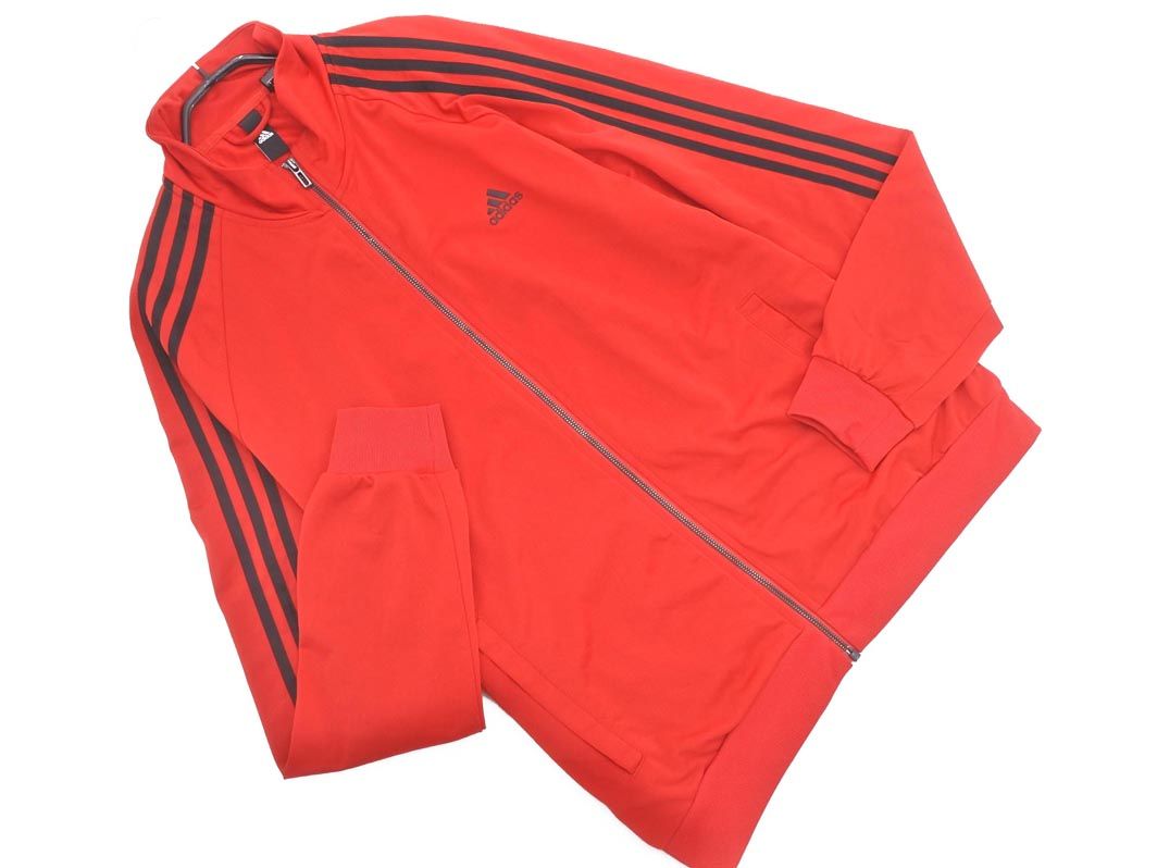 adidas アディダス トラック ジャケット sizeL/赤 ◇□ メンズ